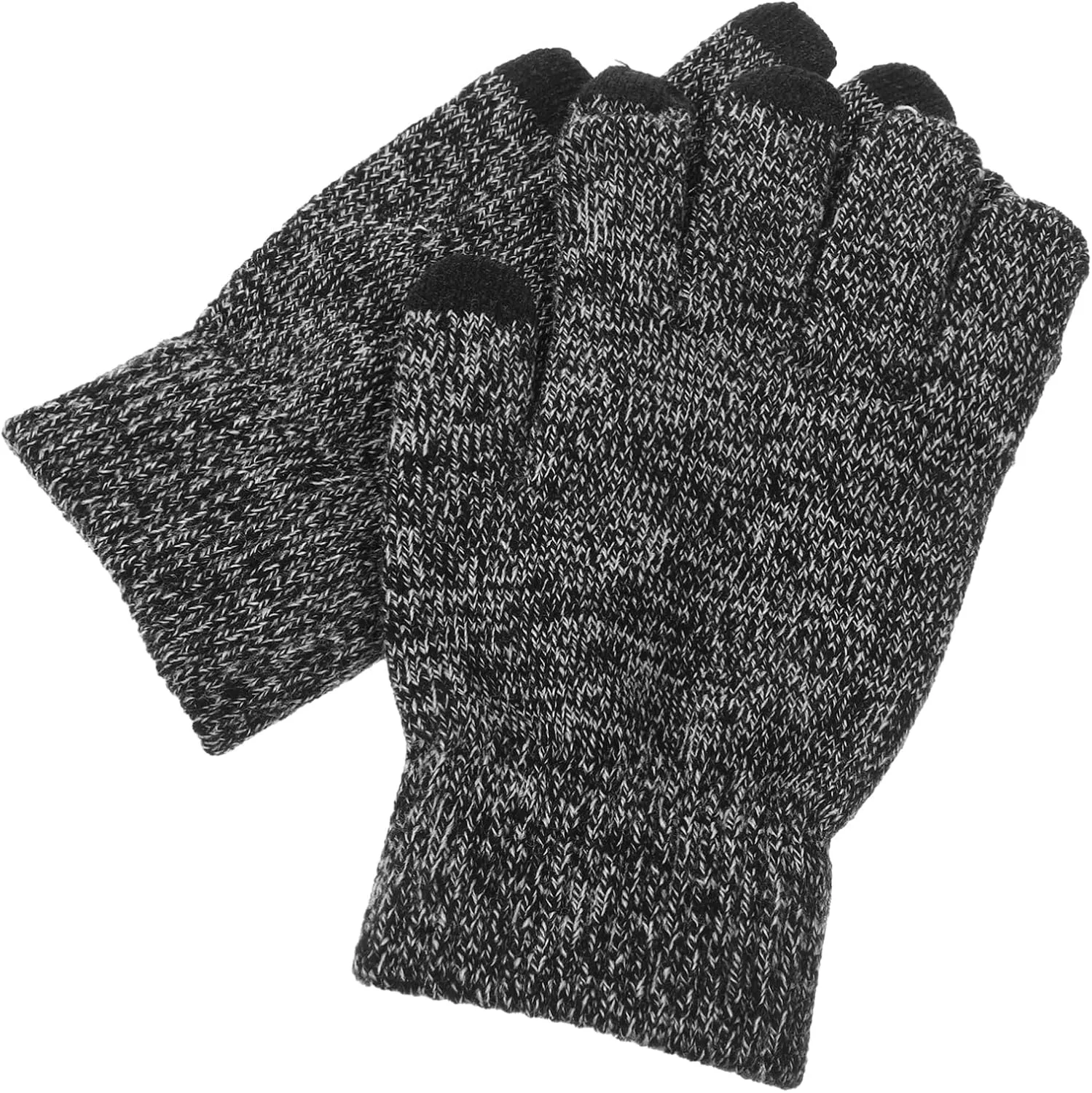 1 Pair Autumn and Winter Knitted Gloves Mens Gloves Mens Gloves Hand Warming Gloves Men's Gloves