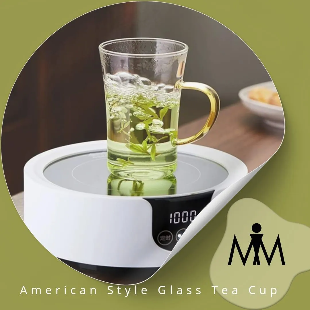 American style glass mug 200 ml | heat resistant