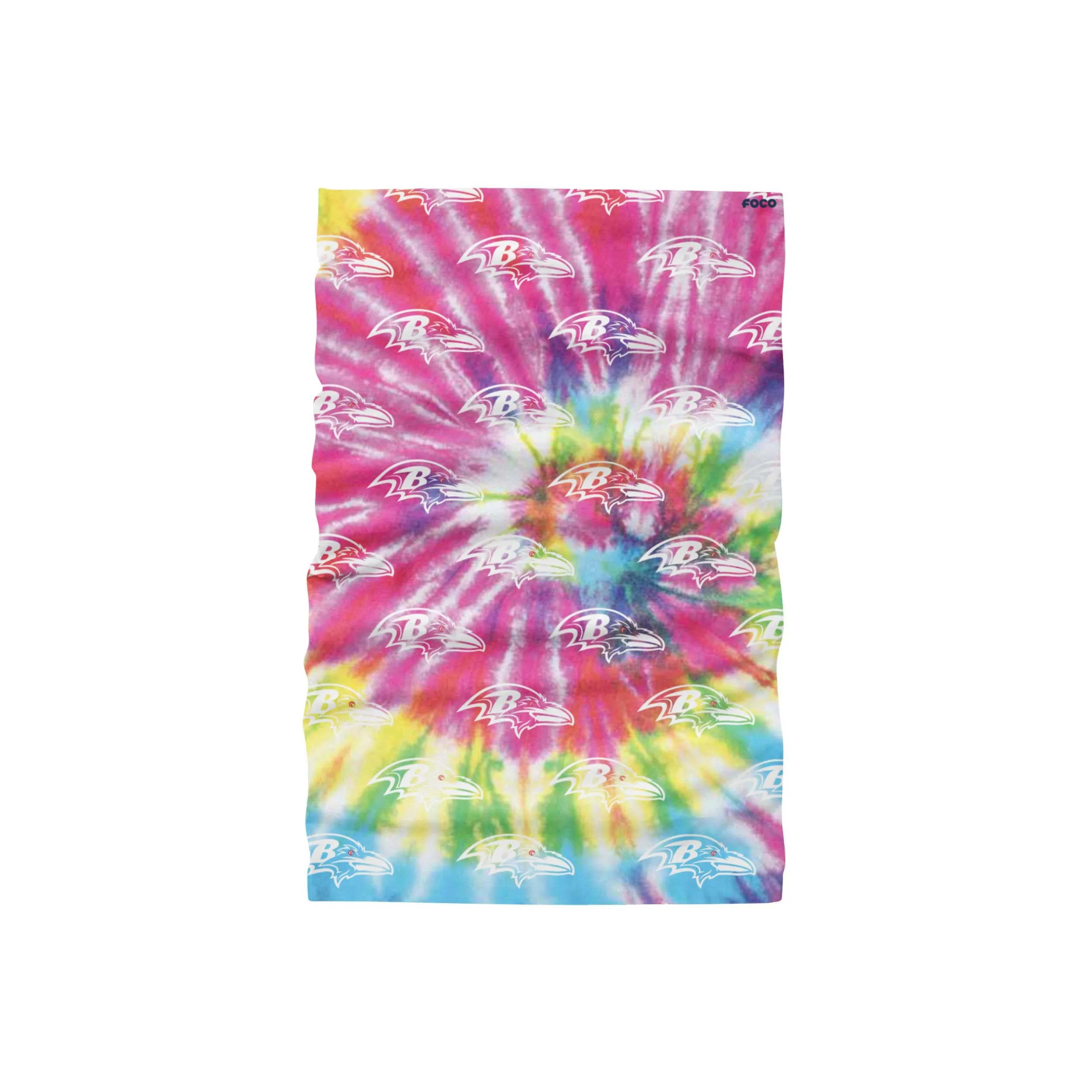 Baltimore Ravens NFL Pastel Tie-Dye Gaiter Scarf