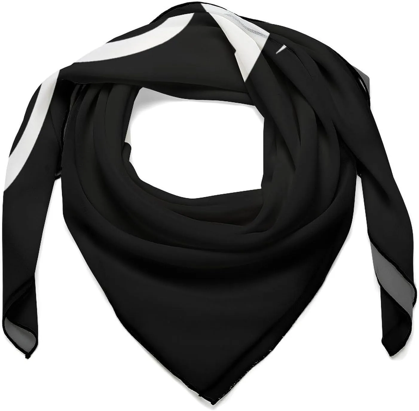 Bite Me Fishing Square Silk Scarf for Women Fashion Neck Hair Wrap Head Scarves Bag Decoration 27''x 27''