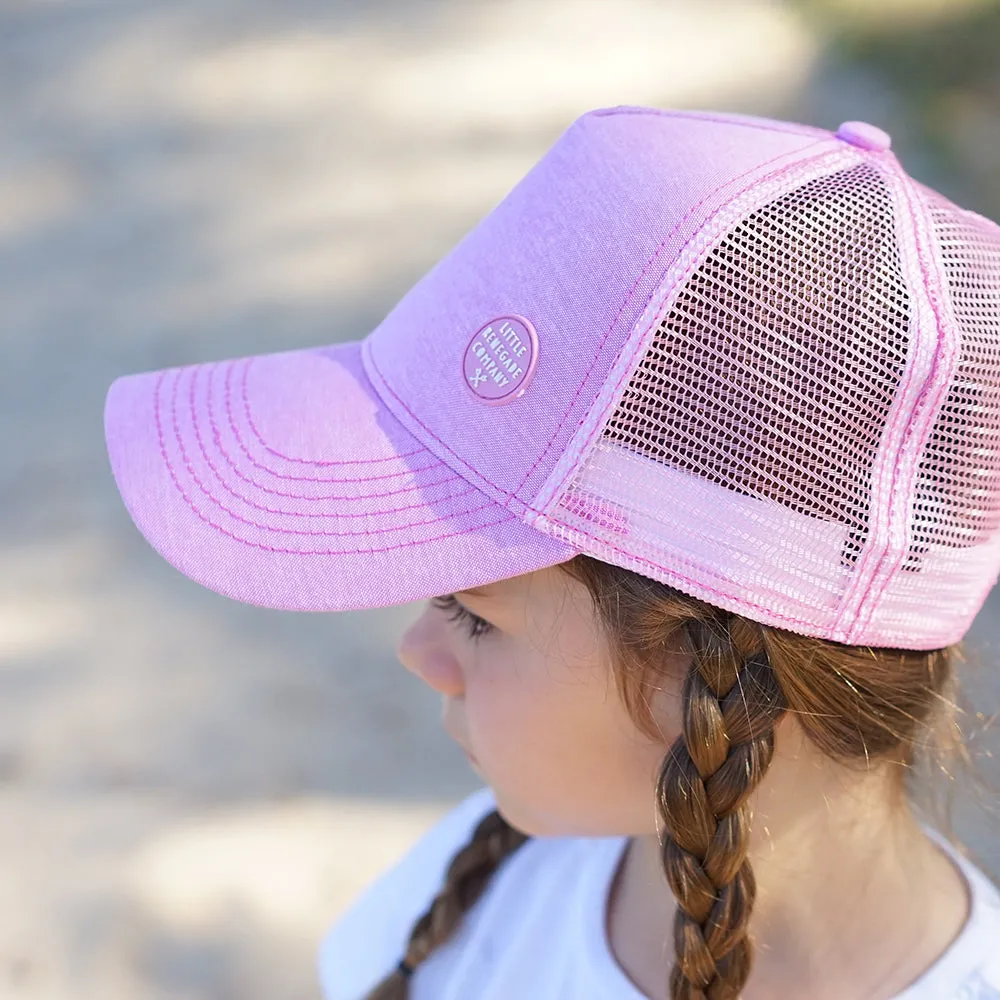 BLUSH TRUCKER CAP – 3 Sizes