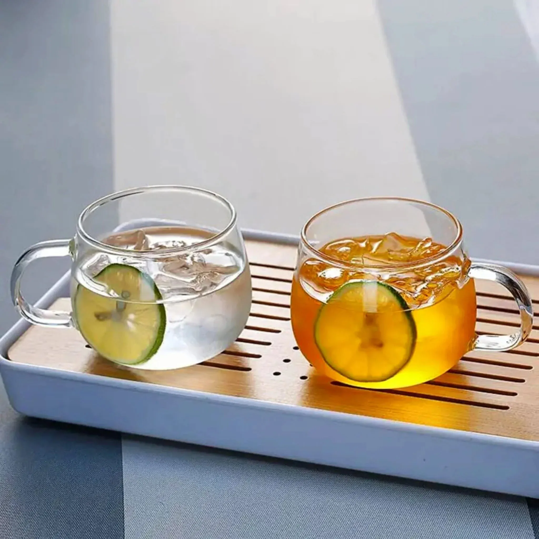 Borosilicate Glass Mug with Handle – 200 ml