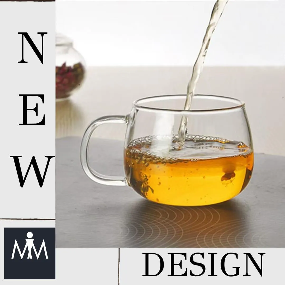 Borosilicate Glass Mug with Handle – 200 ml