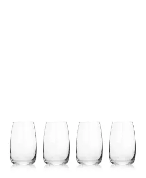 Carrol Boyes 4 Piece Ripple Hiball Glass Set - Clear