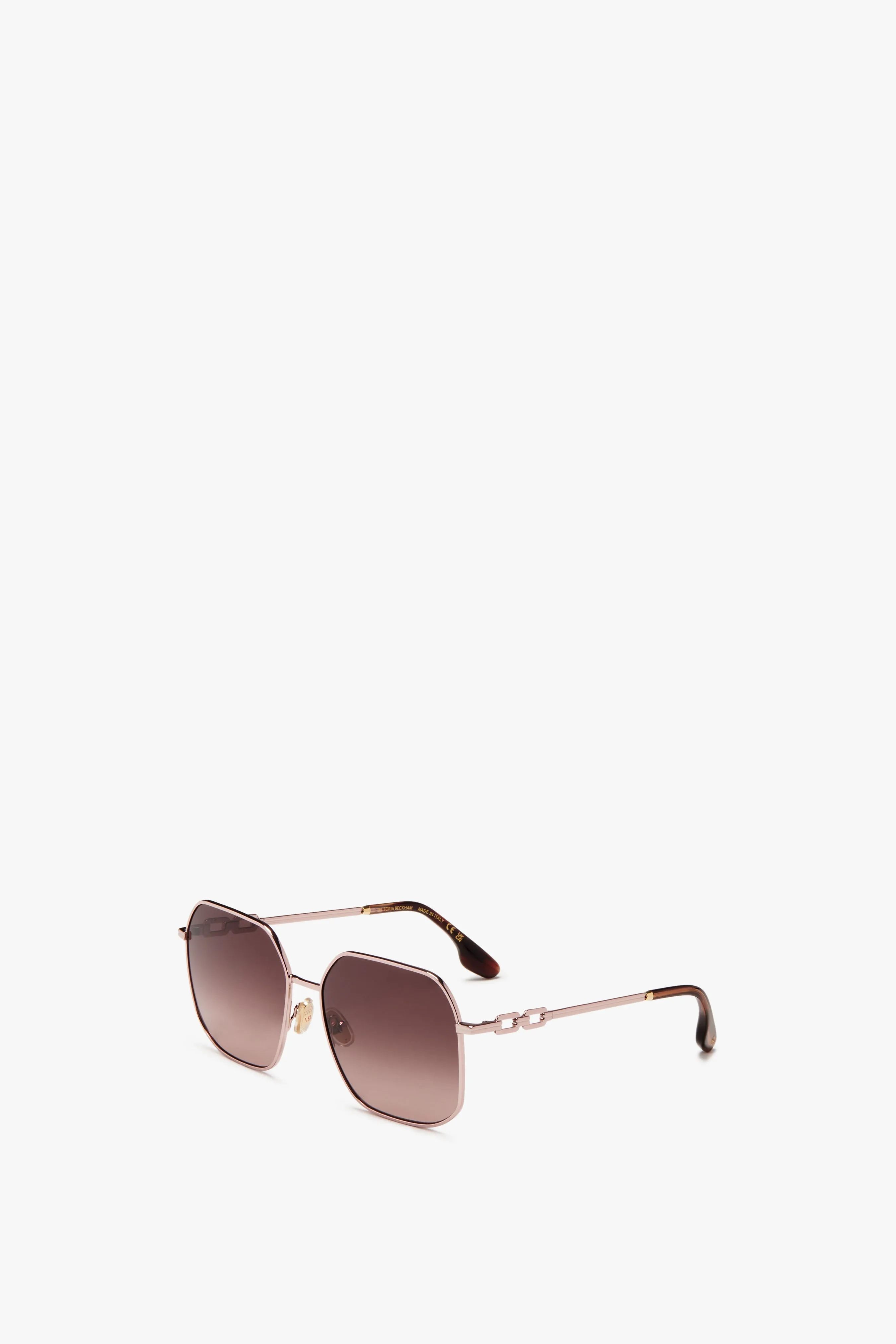 Chain Frame Sunglasses in Rose