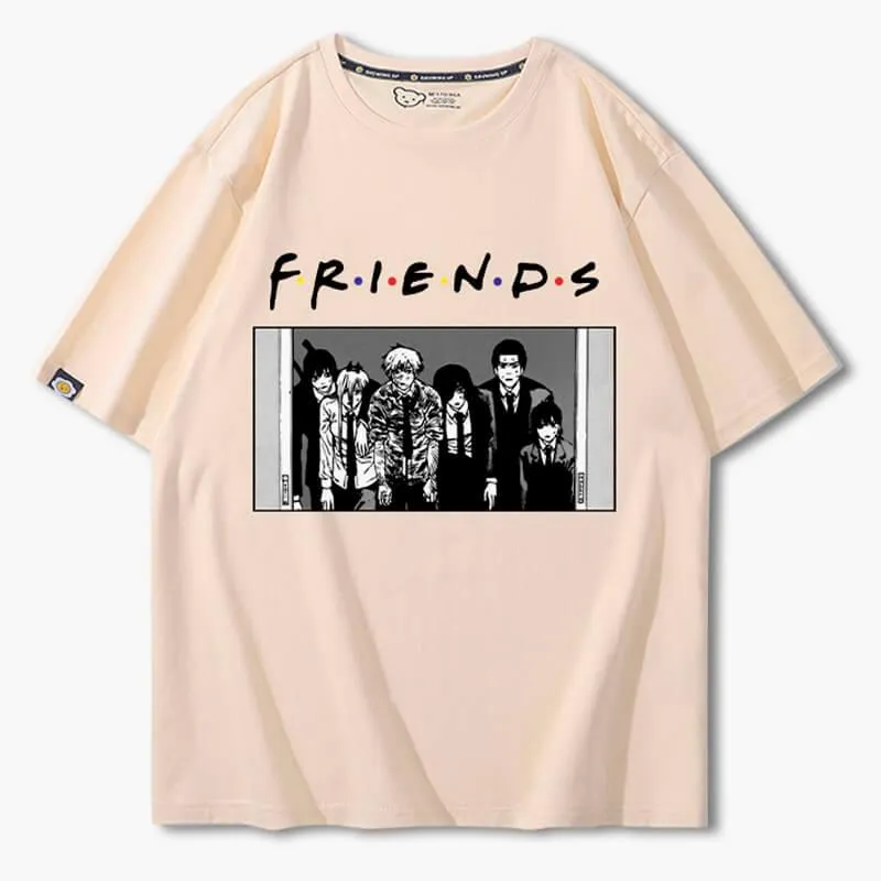 Chainsaw Man Friends Meme T-Shirt