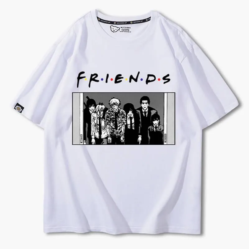 Chainsaw Man Friends Meme T-Shirt