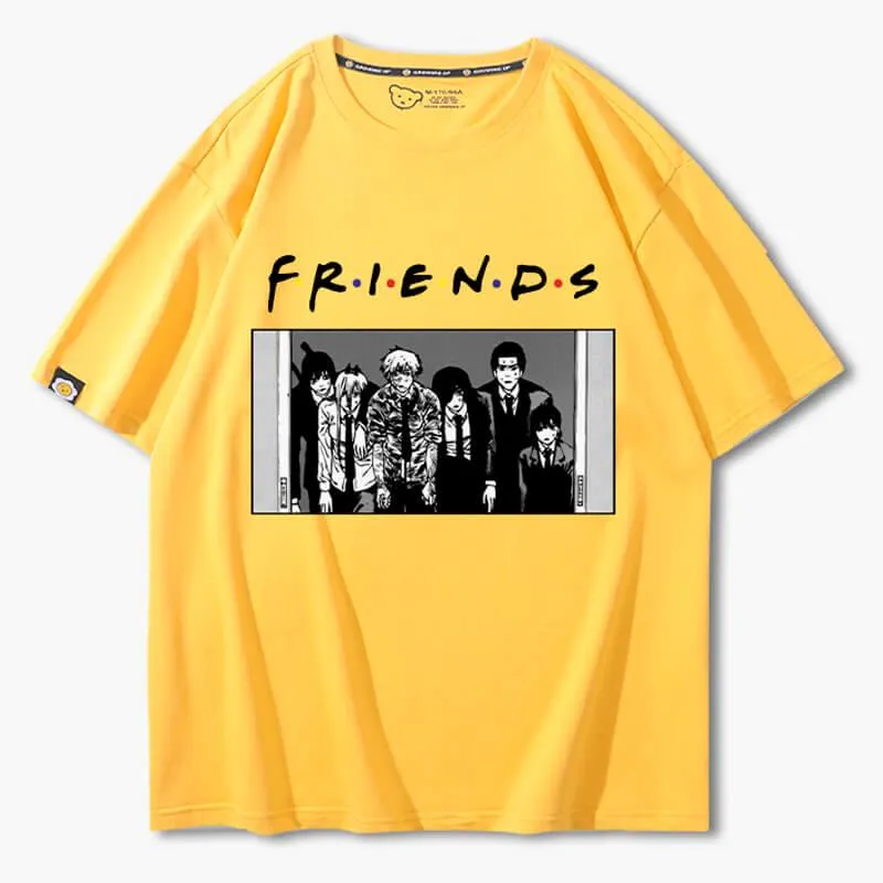 Chainsaw Man Friends Meme T-Shirt