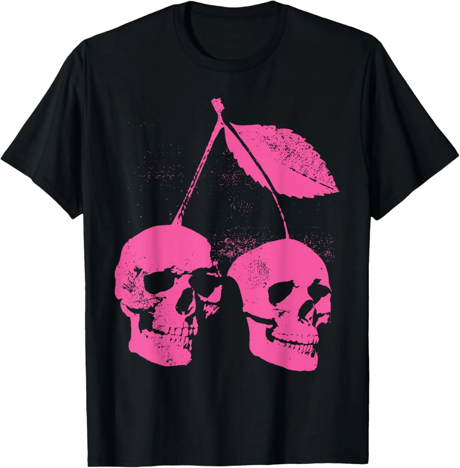 Cherry Skulls Pastel Goth Kawaii Punk T-Shirt