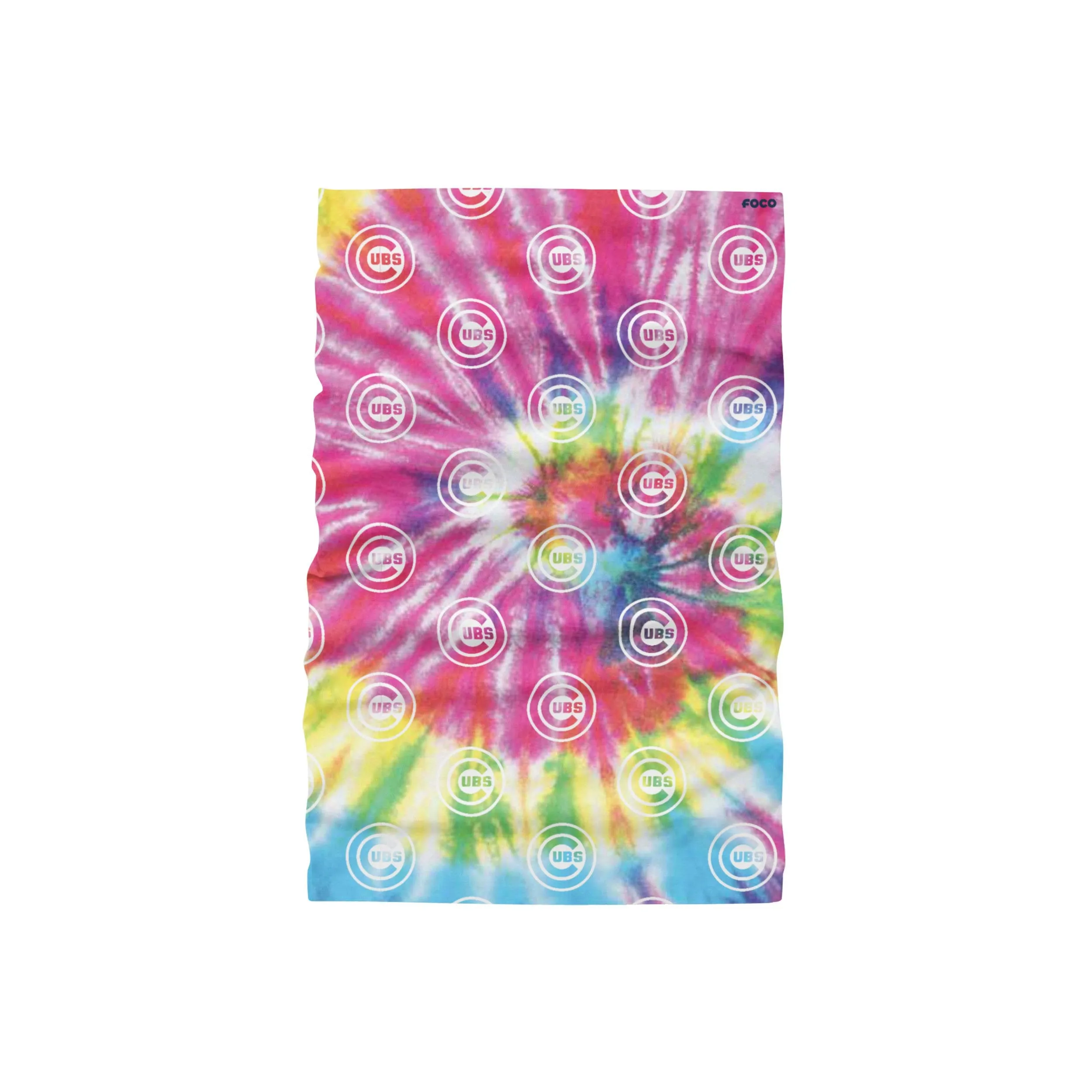 Chicago Cubs MLB Pastel Tie-Dye Gaiter Scarf
