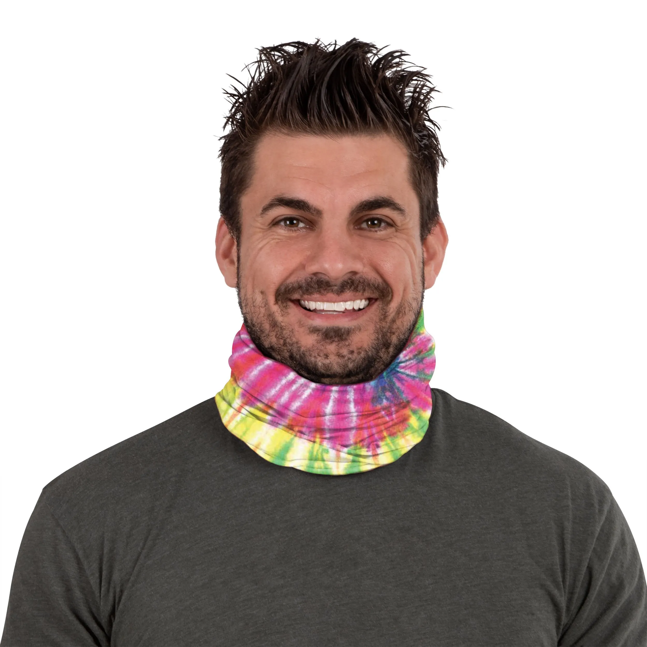 Chicago Cubs MLB Pastel Tie-Dye Gaiter Scarf