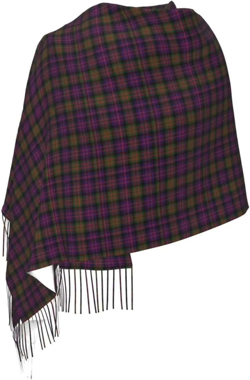 Clan Macdougall Tartan Imitation Cashmere Tassel Scarf Winter Scarf Autumn Softest Classic Warm
