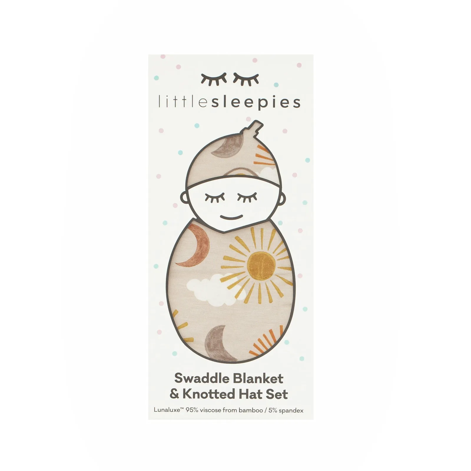 Desert Sunrise Swaddle & Hat Set