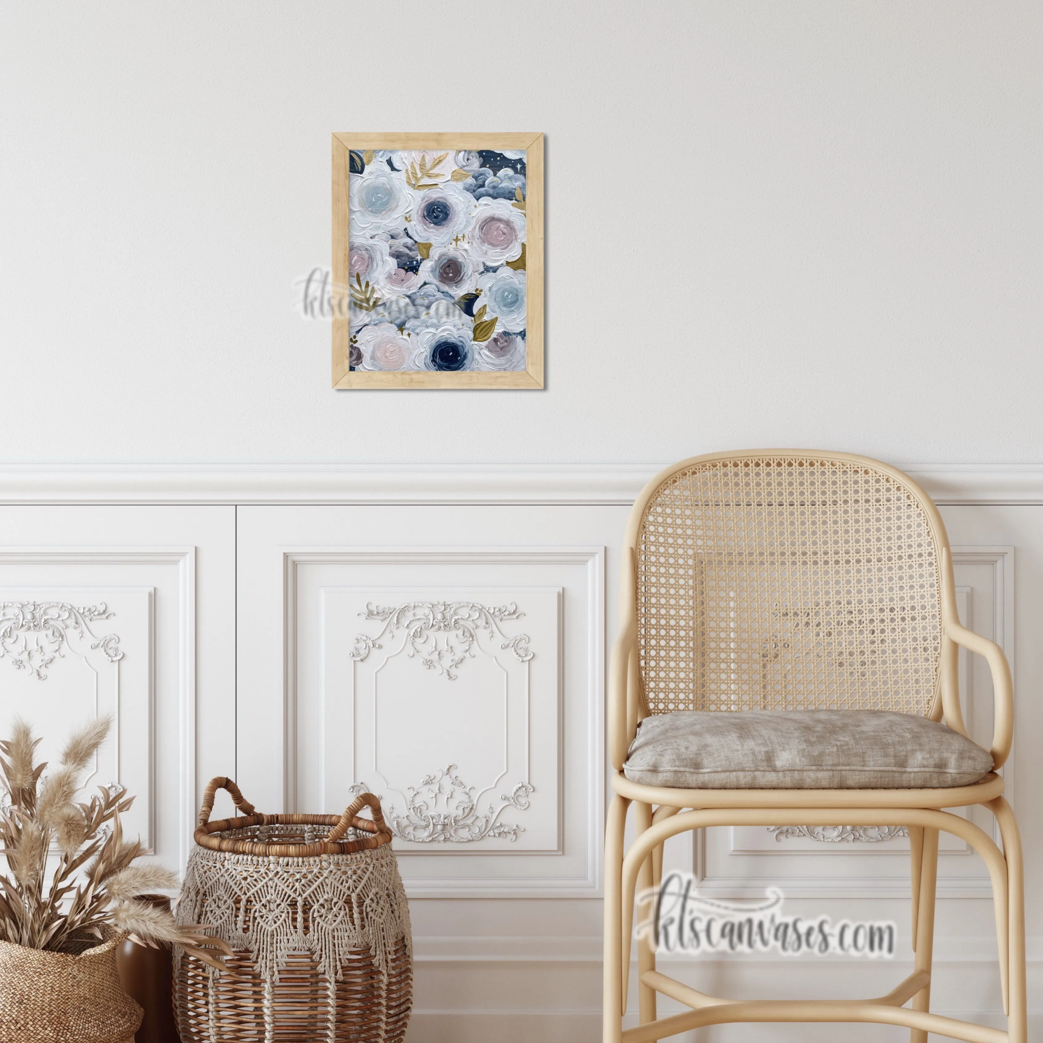 Dreamy Florals Art Print (Vertical)