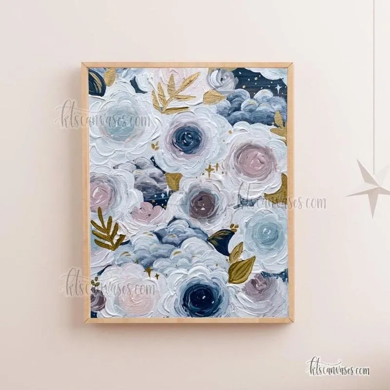 Dreamy Florals Art Print (Vertical)