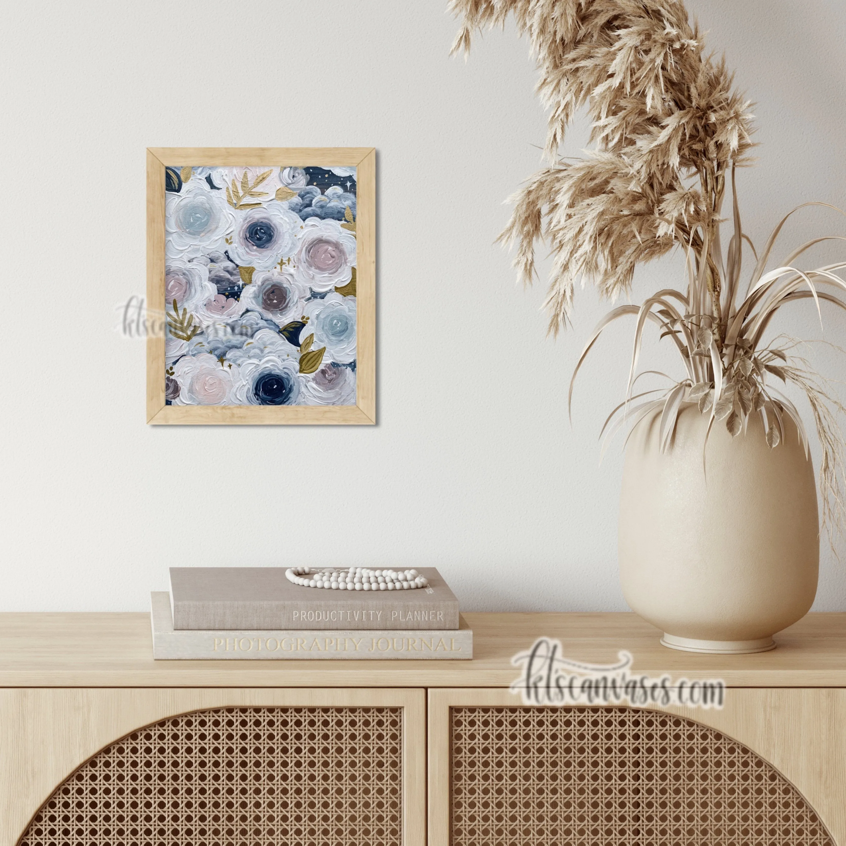 Dreamy Florals Art Print (Vertical)