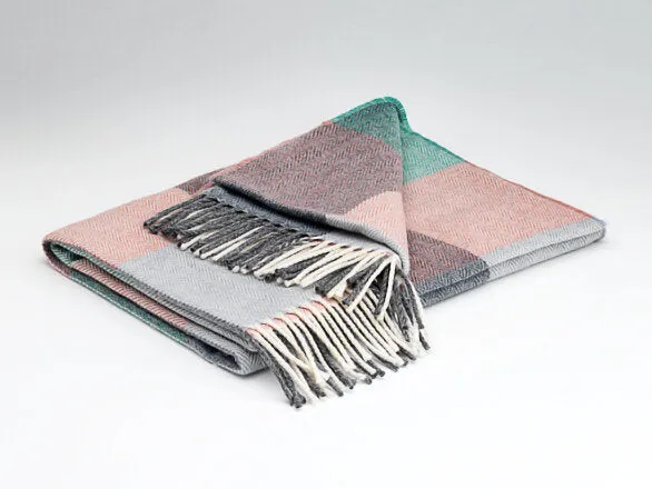 Mcnutt Pashmina Wrap | Spearmint & Smoke