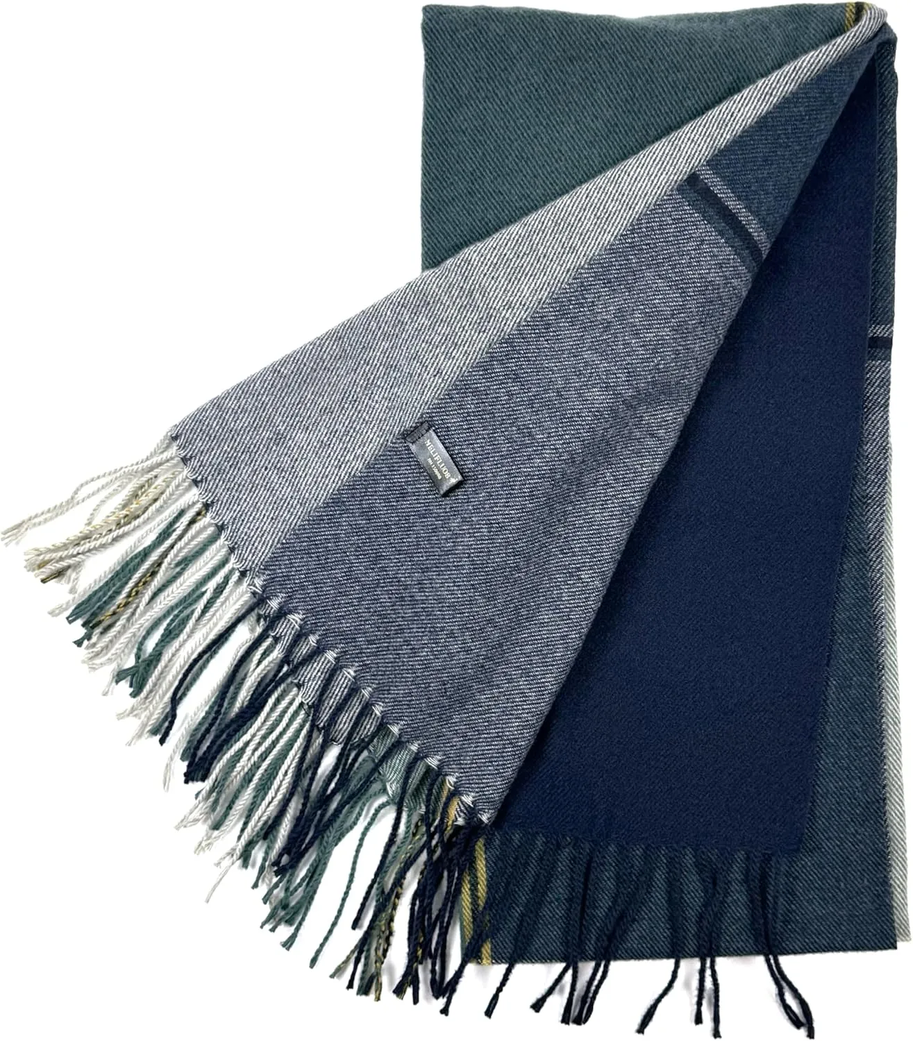MELIFLUOS DESIGNED IN SPAIN Scarf for Men Reversible Elegant Cashmere Feel Men's Scarves for Spring Fall Winter
