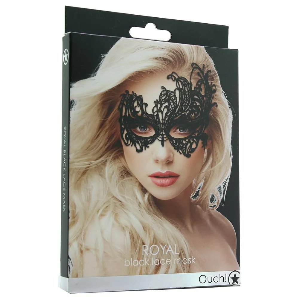 Ouch! Royal Lace Mask in Black