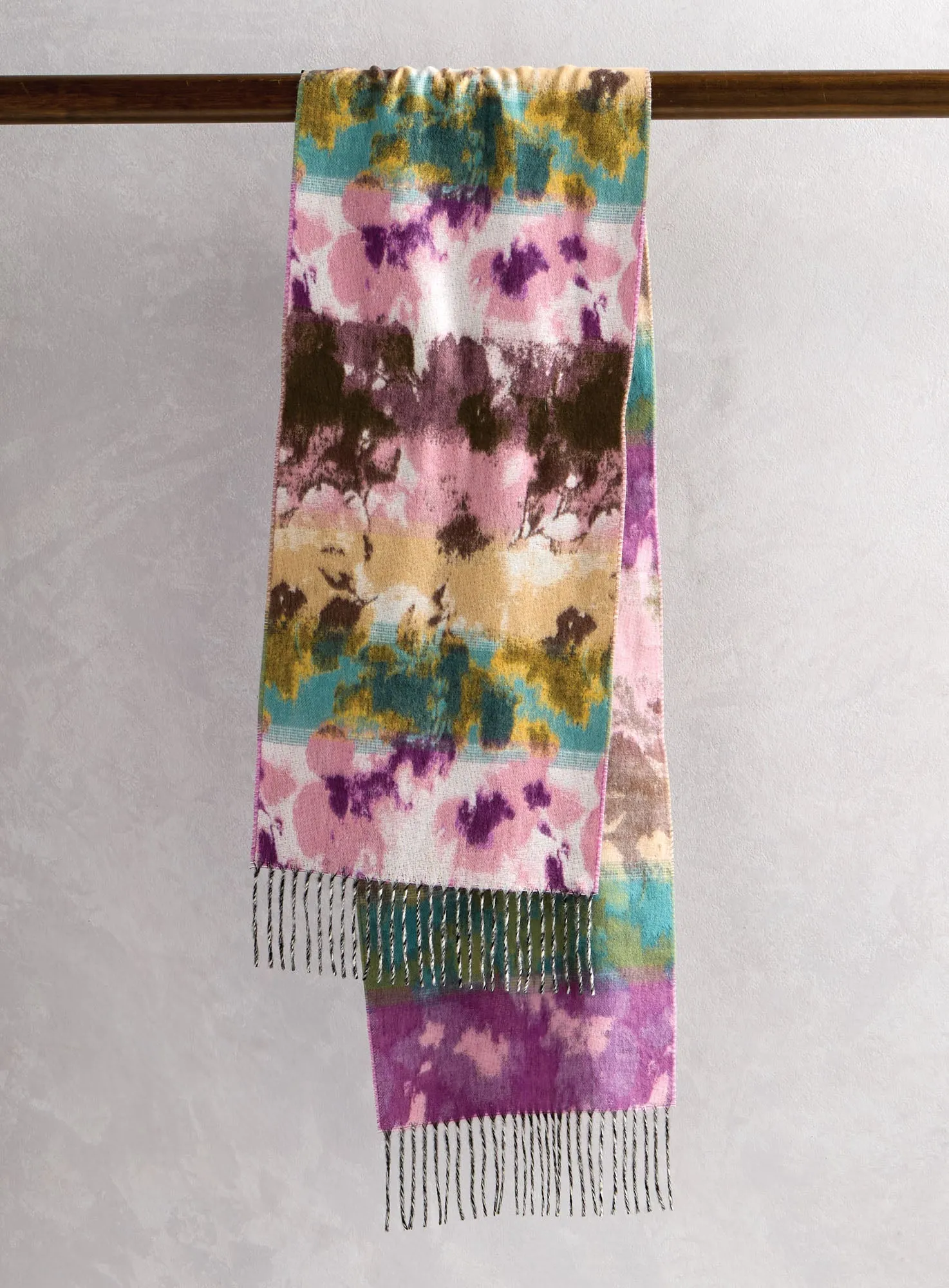 Paint Night Floral Scarf
