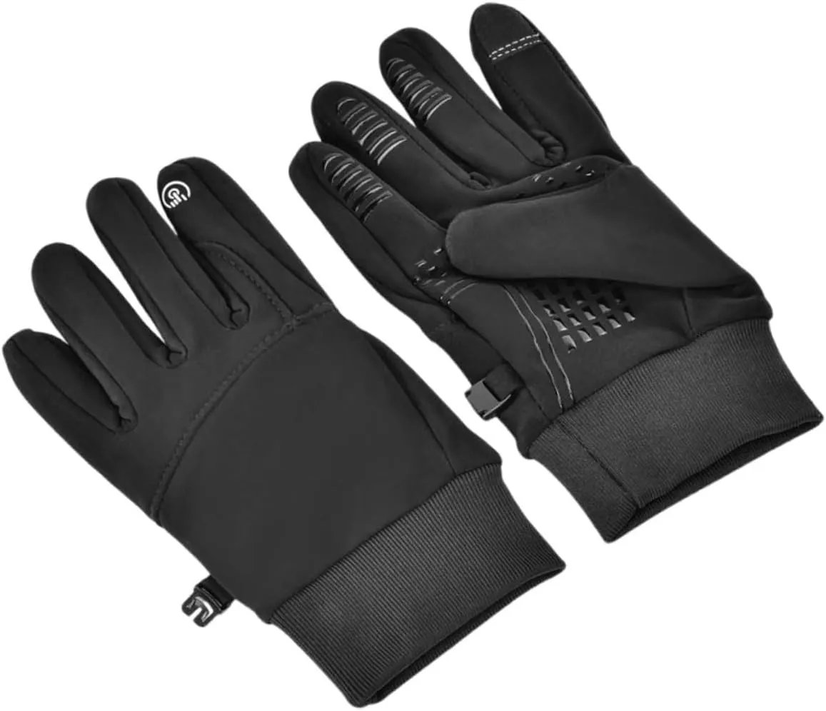 PRETYZOOM Unisex Winter Cycling Gloves Windproof and Insulated Touchscreen Mittens Anti-Slip for Outdoor Sports and Riding