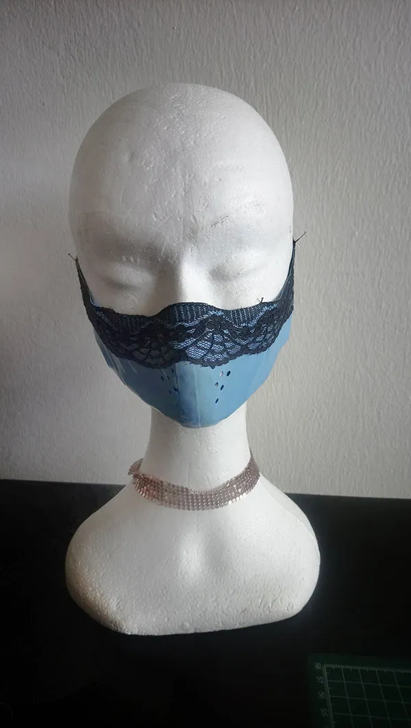 "Lacey" Latex Facemask with Inner Filter