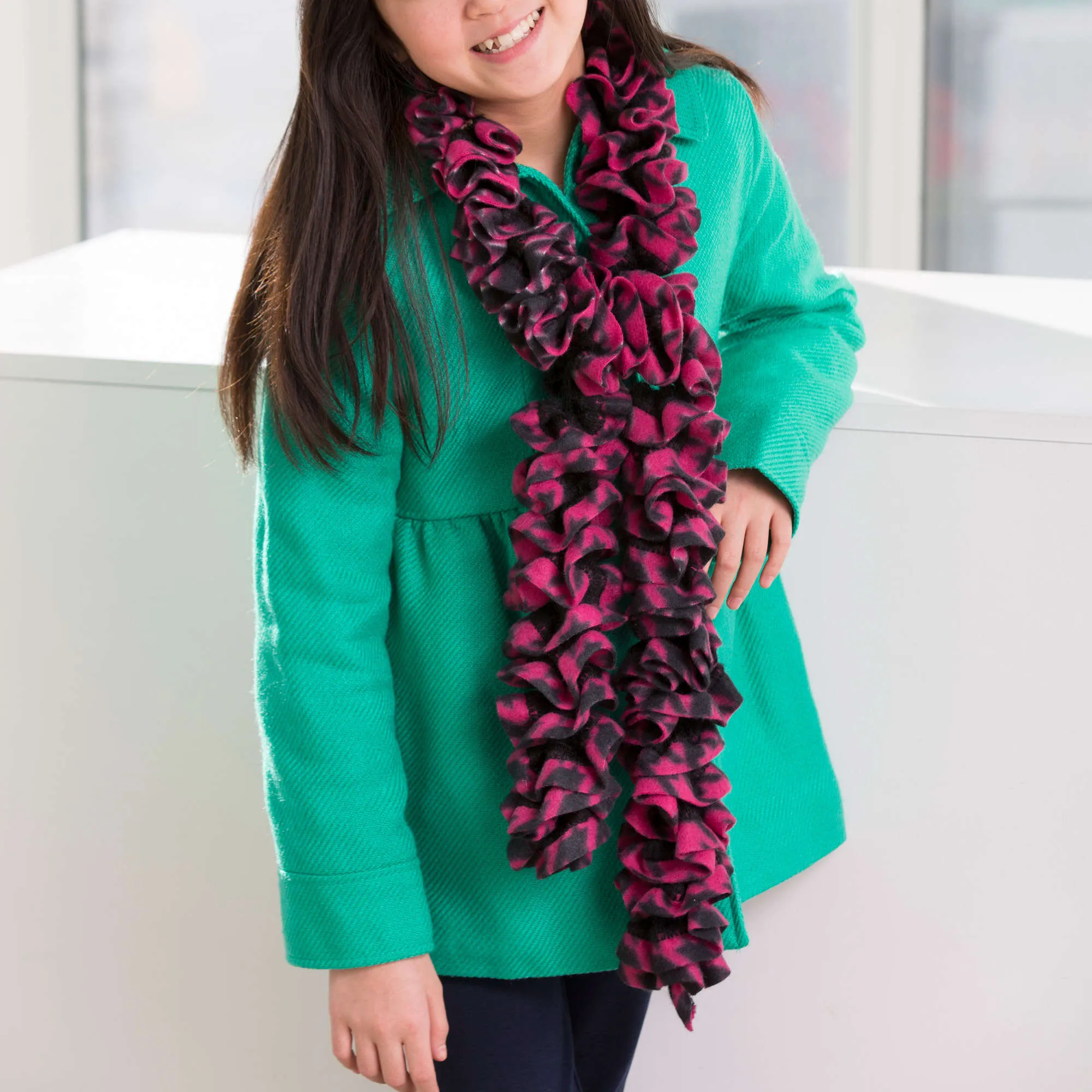 Red Heart Crochet Into The Wild Scarf