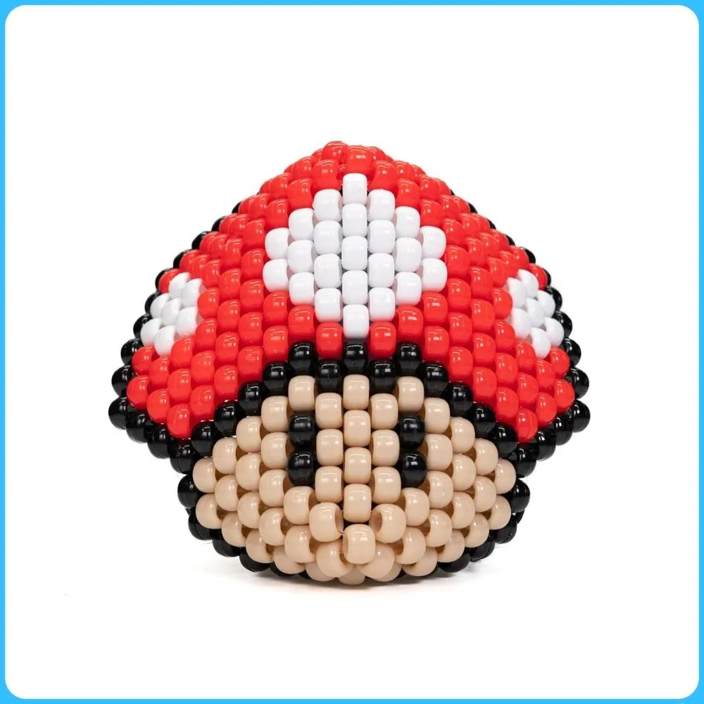 Red Mario Mushroom Surgical Kandi Face Mask