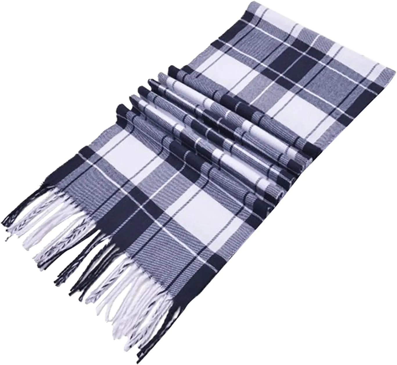 Scarf For Men Women Cashmere Neck Scarf Plaid Winter Scarf Fall Softest Classic Warm Christmas Gifts for Women