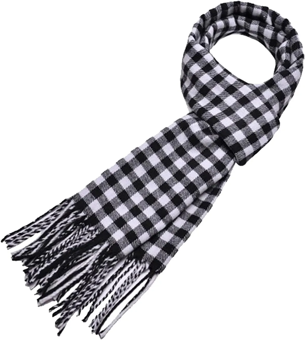 Scarf For Men Women Cashmere Neck Scarf Plaid Winter Scarf Fall Softest Classic Warm Christmas Gifts for Women