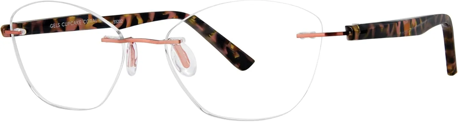 Scojo New York Gels Cupcake Cat Eye Reading Glasses, Handmade Scratch Resistant Readers for Women and Men