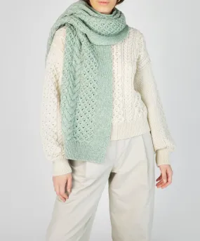 Sundew Oversized Scarf Sage Marl