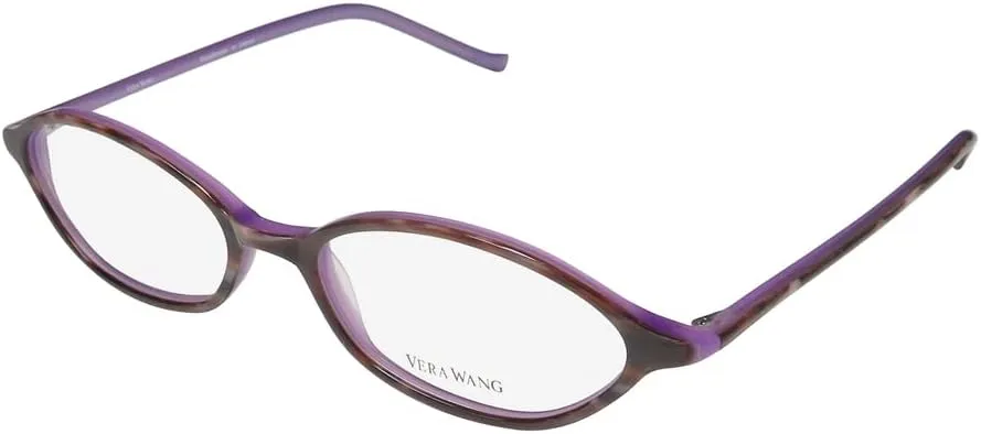 Vera Wang V128 Womens/Ladies Cat Eye Full-rim Eyeglasses/Glasses (49-17-136, Horn Lilac)
