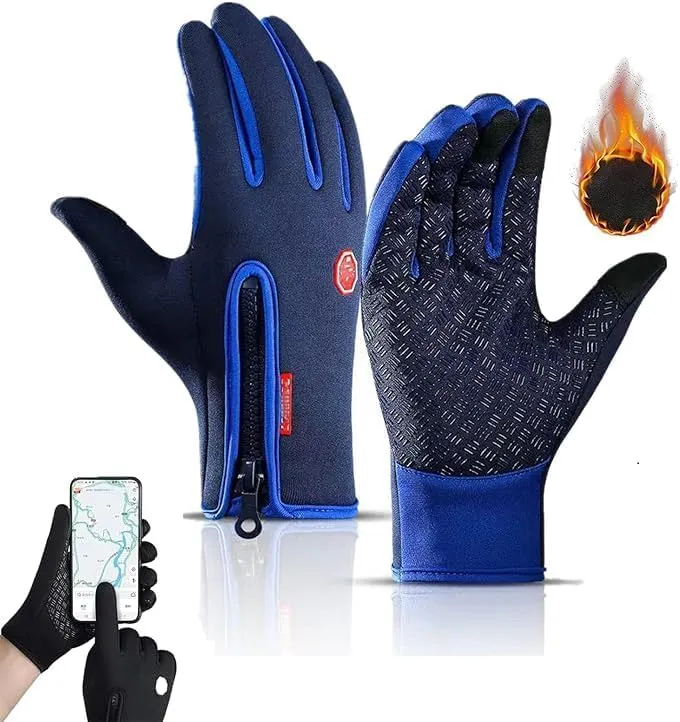 Winter Gloves,Winter Warm Gloves,Comfortable Warm Gloves,Winter Touchscreen Waterproof Gloves,Anti Slip Touchscreen Gloves,Windproof Cycling Gloves