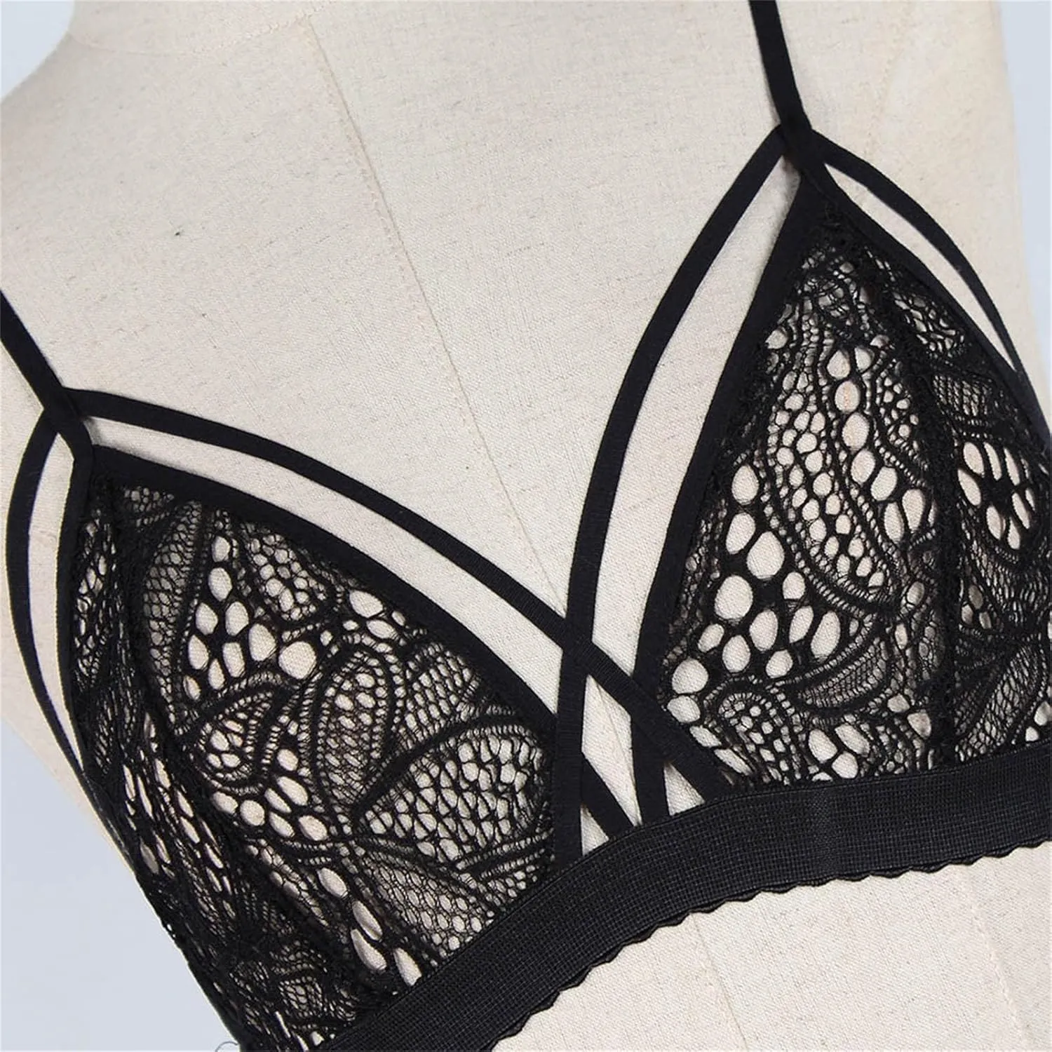 Women Lingerie Top Push Lace Bustier Lingerie Up Women Corset Bandage Bralette Bra and Panty