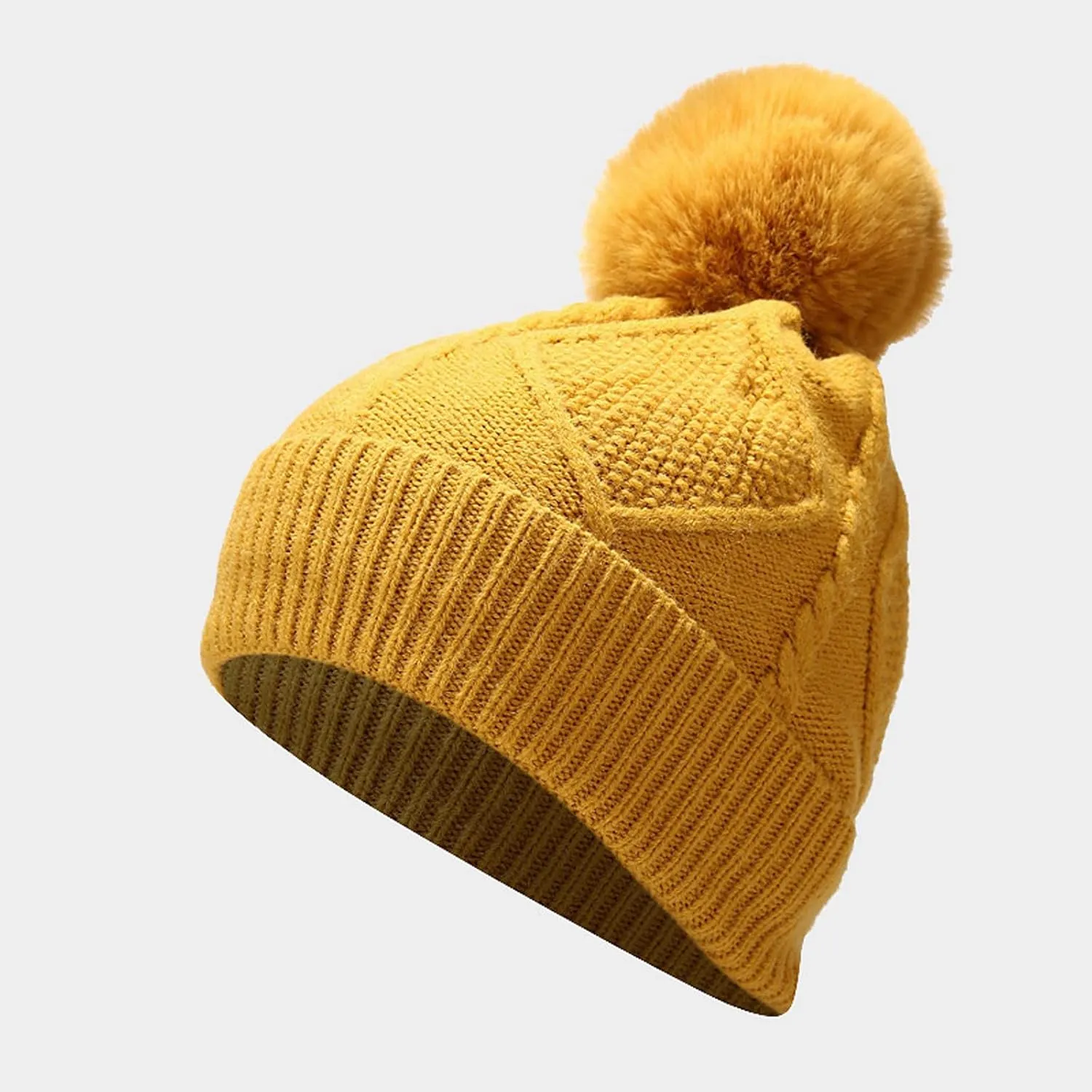 Women Mens Winter Hat Neck Scarf Touchscreen Gloves Slouchy Beanie Snow Warmer Knit Skull Cap Mittens Thick Scarves